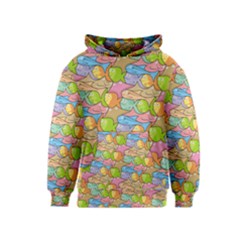 Fishes Cartoon Kids  Pullover Hoodie by sifis