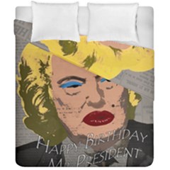 Happy Birthday Mr  President  Duvet Cover Double Side (california King Size) by Valentinaart