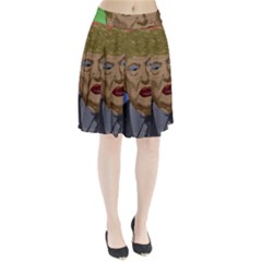 Donald Trump Pleated Skirt by Valentinaart