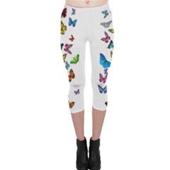 Butterflies  Capri Leggings  by GabriellaDavid