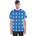 Blue Abstract Pattern Men s Sport Mesh Tee View1