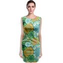 Forest Spirits. Green mandalas. Classic Sleeveless Midi Dress View1