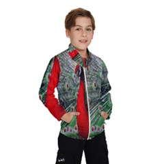 Red Peacock Wind Breaker (kids) by Simbadda