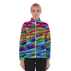 Digitally Created Abstract Rainbow Background Pattern Winterwear by Simbadda