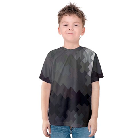 Abstract Pattern Moving Transverse Kids  Cotton Tee by Simbadda