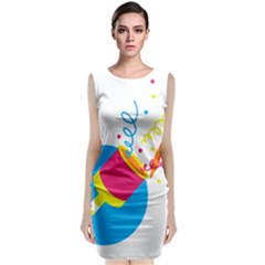 Celebration Injecting Classic Sleeveless Midi Dress by Mariart