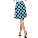 Polka Dot Blue Black A-Line Skirt View1