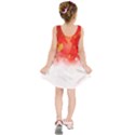 Abstract Love Heart Design Kids  Sleeveless Dress View2