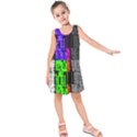 Repeated Tapestry Pattern Kids  Sleeveless Dress View1