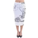 Bwemprendedor Velvet Midi Pencil Skirt View1