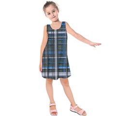 3d Effect Apartments Windows Background Kids  Sleeveless Dress by Nexatart