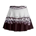 Bubbles In Red Wine Mini Flare Skirt View1