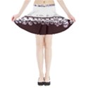 Bubbles In Red Wine Mini Flare Skirt View3