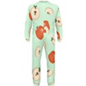 Apple Fruit Background Food OnePiece Jumpsuit (Men)  View2