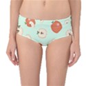 Apple Fruit Background Food Mid-Waist Bikini Bottoms View1