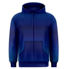 Blue Dot Men s Zipper Hoodie by PhotoNOLA