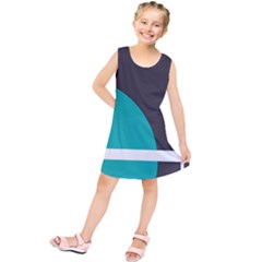 Turquoise Line Kids  Tunic Dress by mugebasakart