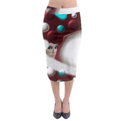 Carnaval Midi Pencil Skirt by mugebasakart