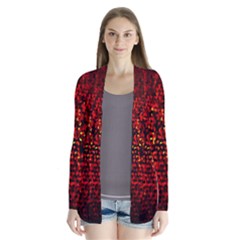 Red Particles Background Cardigans by Nexatart