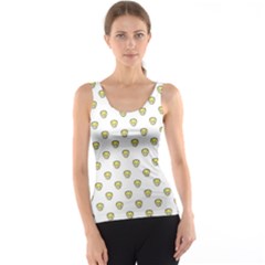 Angry Emoji Graphic Pattern Tank Top by dflcprintsclothing