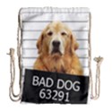 Bad dog Drawstring Bag (Large) View2