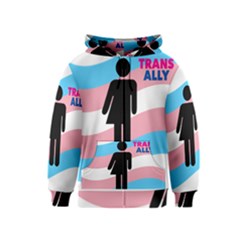 Transgender  Kids  Zipper Hoodie by Valentinaart