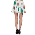 Fruit Green Red Guavas Leaf Skater Skirt View2