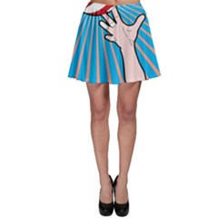 Volly Ball Sport Game Player Skater Skirt by Mariart