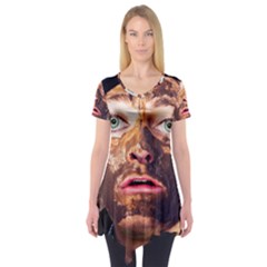 Shitfaced Short Sleeve Tunic  by RakeClag