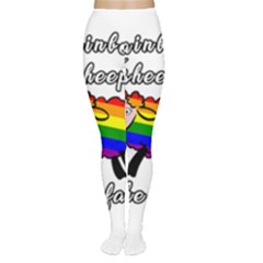 Rainbow Sheep Women s Tights by Valentinaart