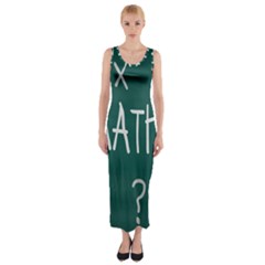 Maths School Multiplication Additional Shares Fitted Maxi Dress by Mariart