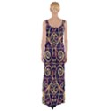 Tribal Ornate Pattern Maxi Thigh Split Dress View2