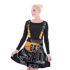 Basketball Is My Life Suspender Skater Skirt by Valentinaart