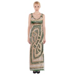 Ab Celtic Swirl Maxi Thigh Split Dress by DeneWestUK