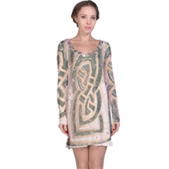 Ab Celtic Swirl Long Sleeve Nightdress by DeneWestUK