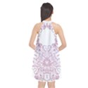 Ganja Ganesh Pattern (pink) Halter Neckline Chiffon Dress  View2