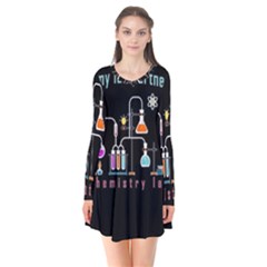 Chemistry Lab Flare Dress by Valentinaart