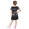 Chemistry lab Kids  Short Sleeve Velvet Dress View2