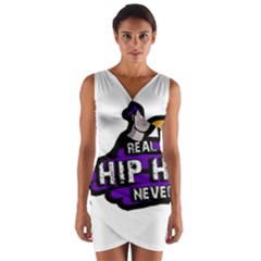 Real Hip Hop Never Die Wrap Front Bodycon Dress by Valentinaart