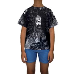 Attila The Hun Kids  Short Sleeve Swimwear by Valentinaart