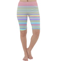 All Ratios Color Rainbow Pink Yellow Blue Green Cropped Leggings  by Mariart