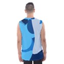 Blue Polka Men s Basketball Tank Top View2