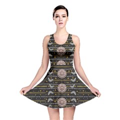 Pearls And Hearts Of Love In Harmony Reversible Skater Dress by pepitasart