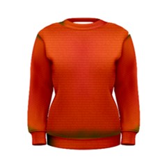 Scarlet Pimpernel Writing Orange Green Women s Sweatshirt by Mariart