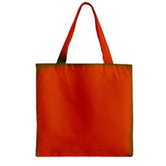 Scarlet Pimpernel Writing Orange Green Zipper Grocery Tote Bag by Mariart