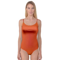 Scarlet Pimpernel Writing Orange Green Camisole Leotard  by Mariart