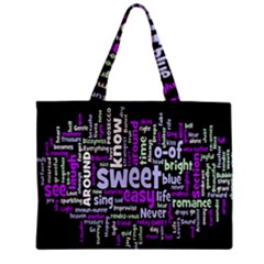 Writing Color Rainbow Sweer Love Zipper Mini Tote Bag by Mariart