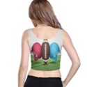 Helmet Ball Football America Sport Red Brown Blue Green Crop Top View3