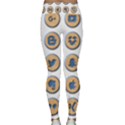 Social Media Icon Icons Social Classic Yoga Leggings View2