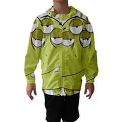 The Most Ugly Alien Ever Hooded Wind Breaker (kids) by Catifornia